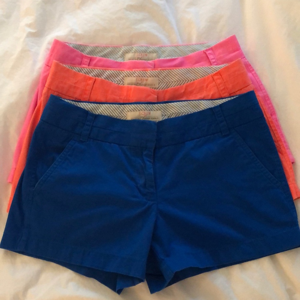 JCrew broken in chino shorts